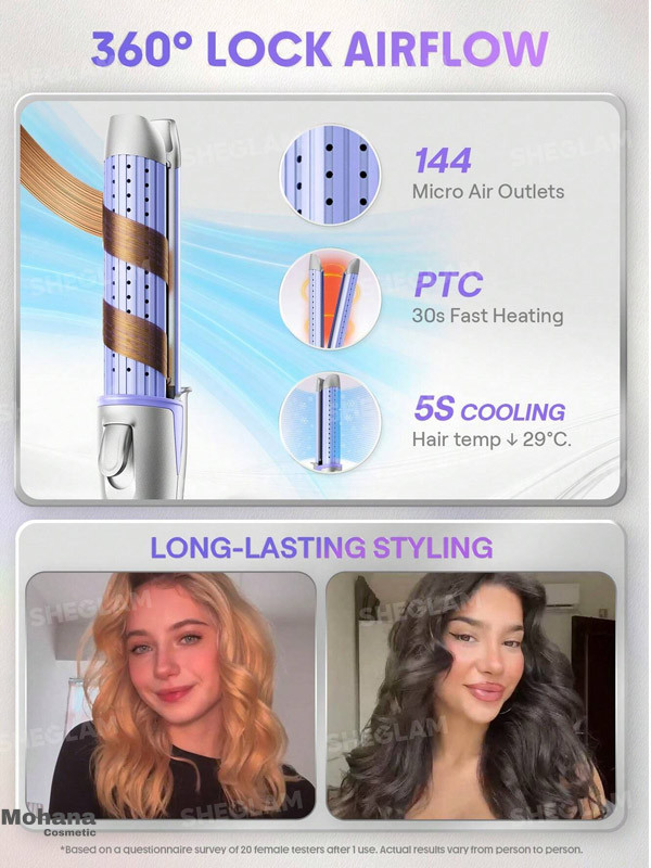دستگاه کرلی Sheglam airflow